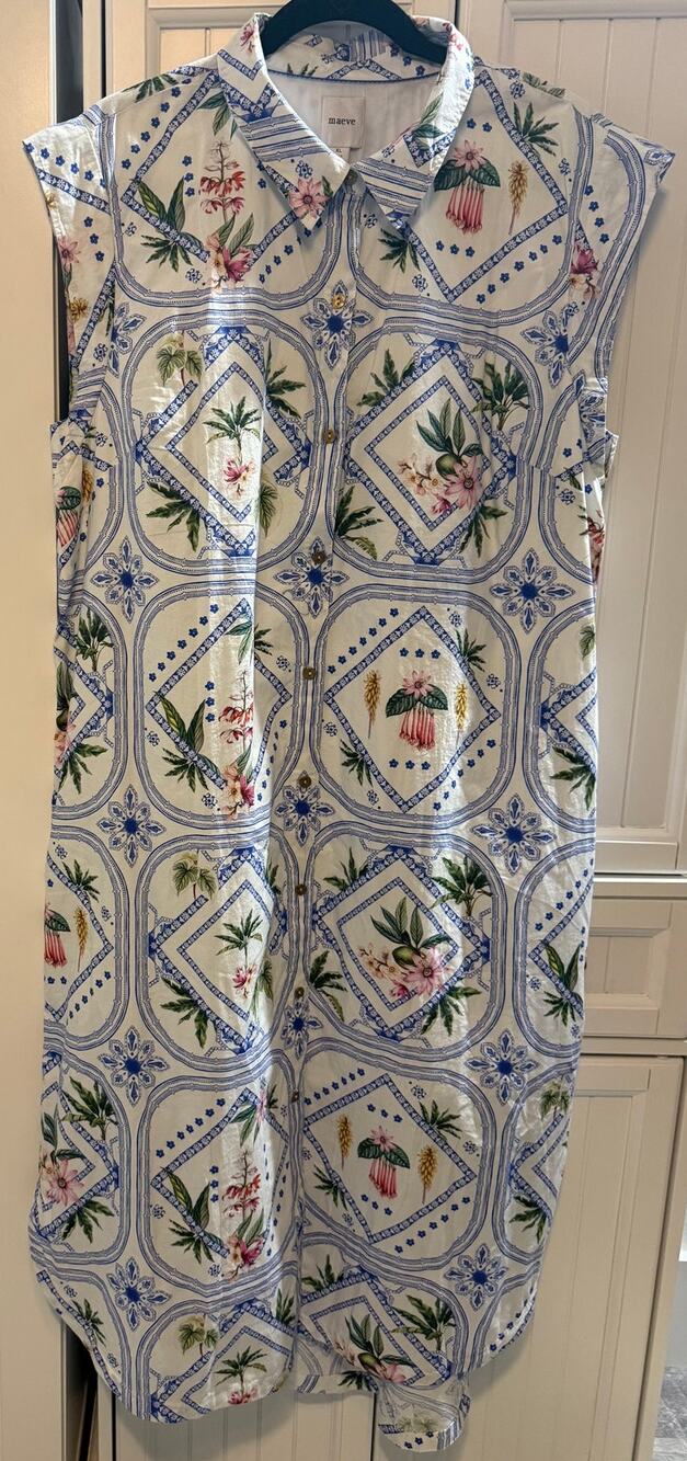 Anthropologie Maeve Multi Midi Dress XL NWT